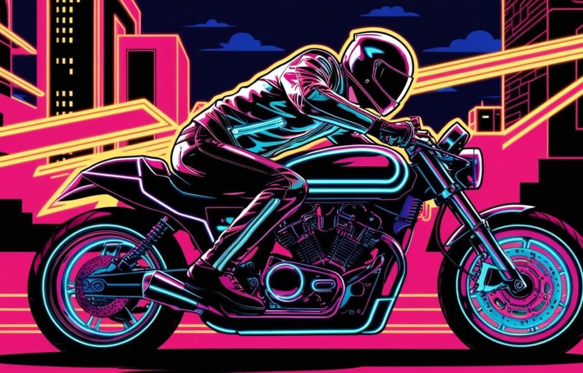 Neon Biker